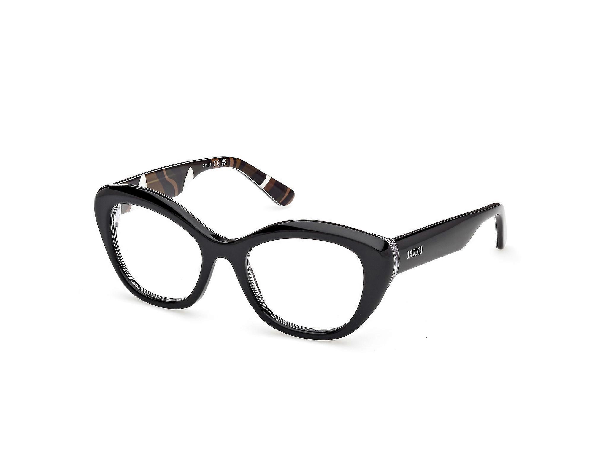 Eyewear Frames Pucci EP5272 005 black/texture 52/19/140 WOMAN