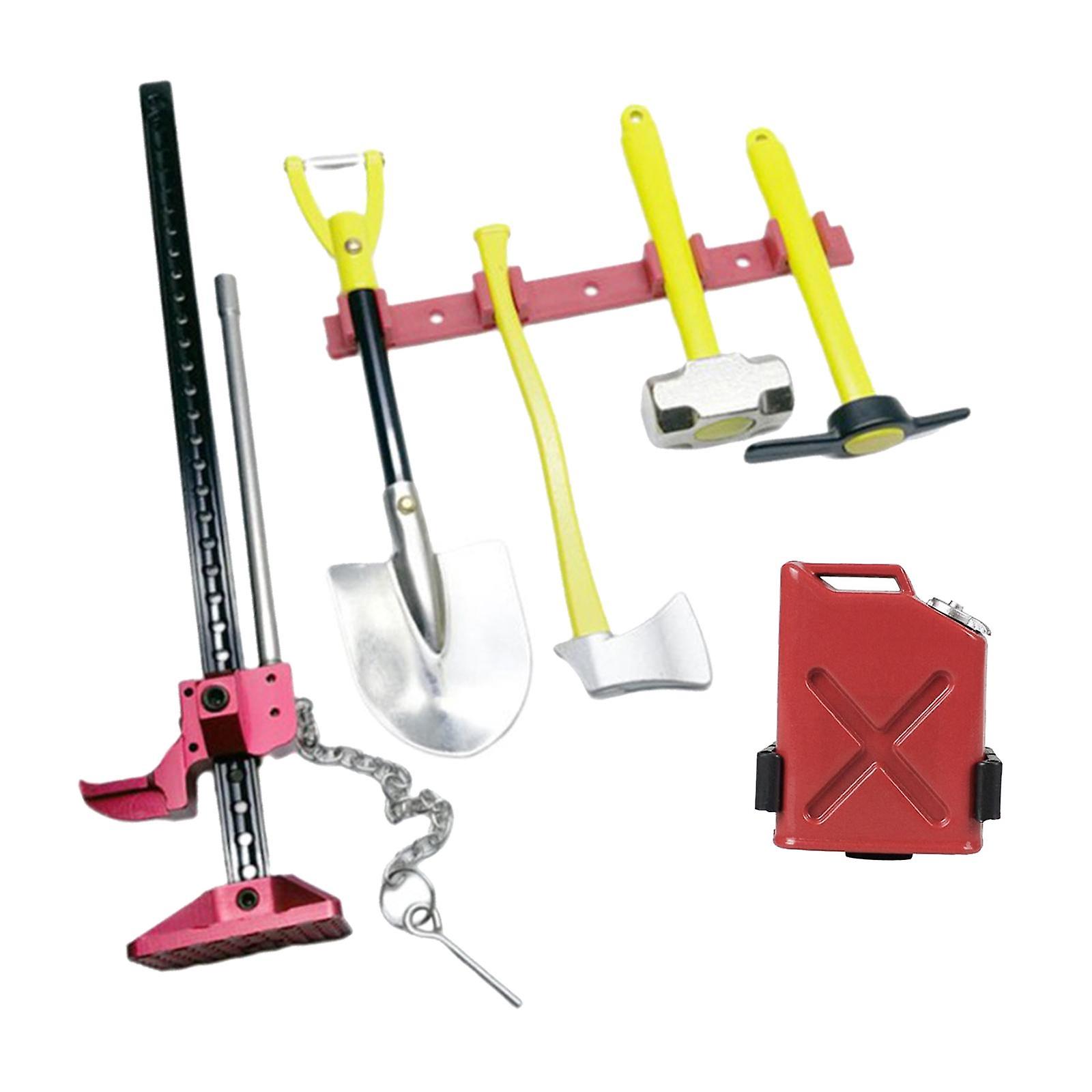 RC Rock Crawler Accessory Decor Tool Set for TRX4 TRX6 SCX10 1:10 RC Crawler
