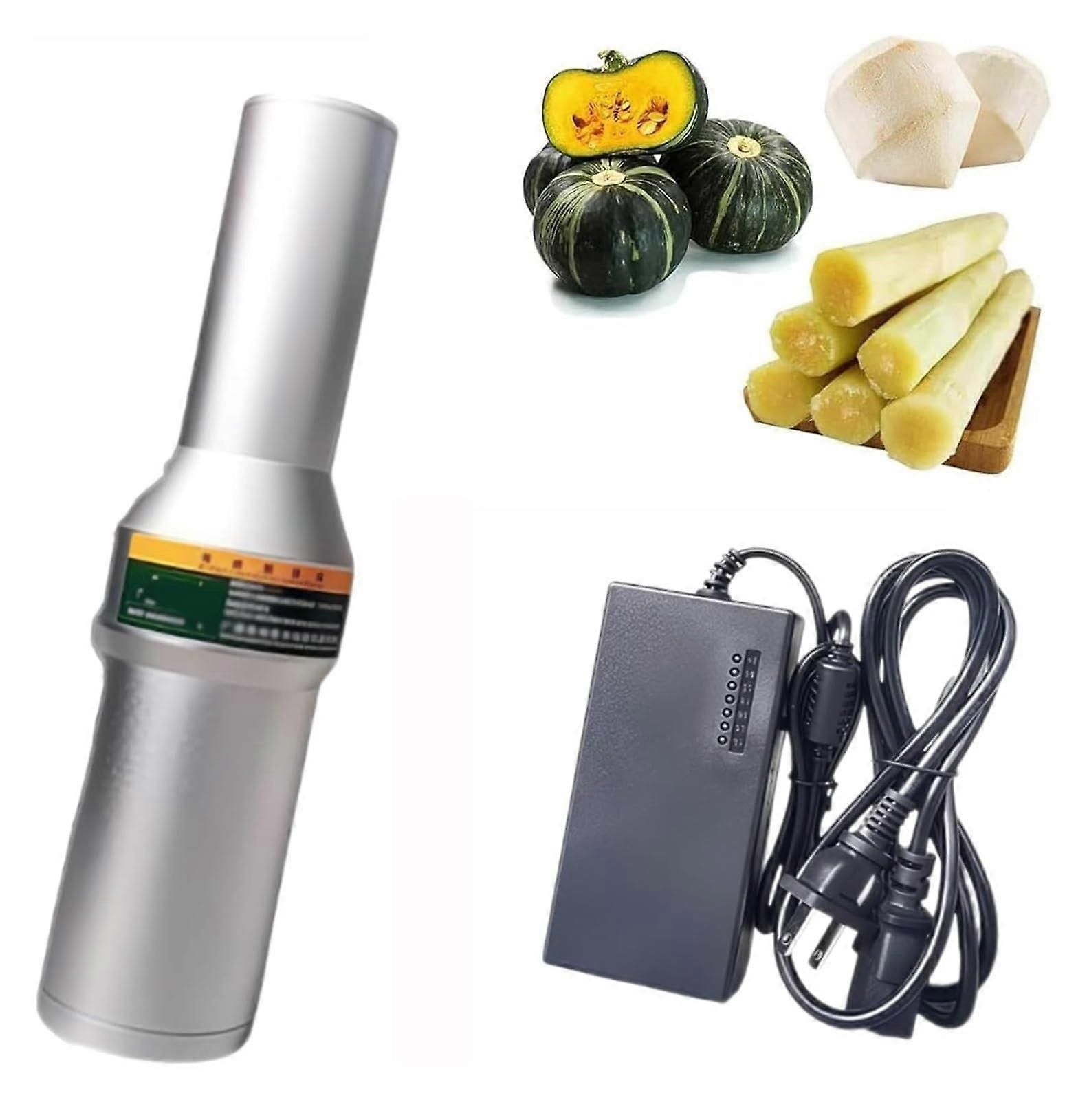 Electric Sugarcane Peeler with Speed Peeling and Automatic Coconut Scraper Stainless Steel