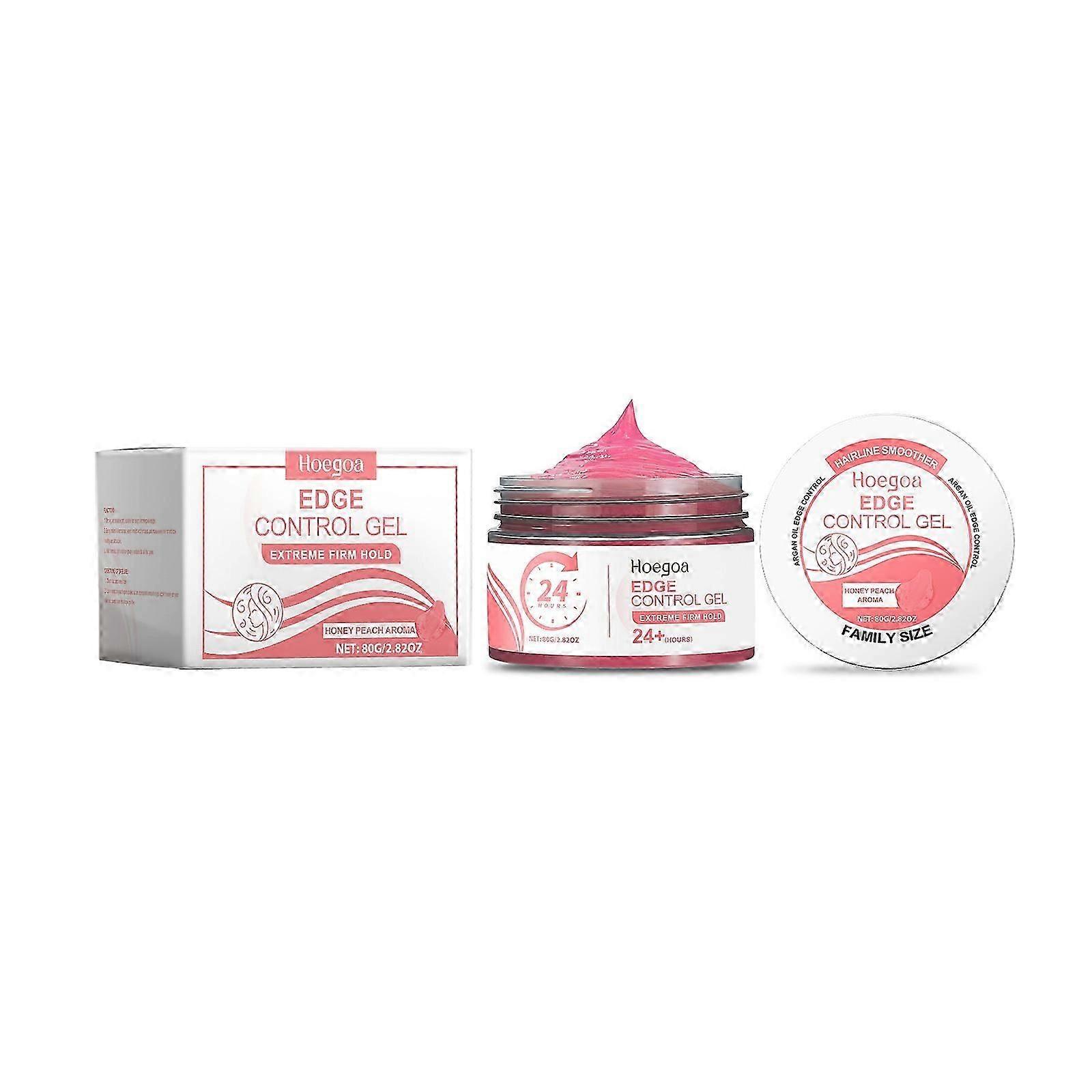 Peach Fragrance Styling Gel - Long-Lasting Hair Control with Nourishing Peach Extract & Panthenol, Moisture Retention, Easy to Apply, Refreshing Scent