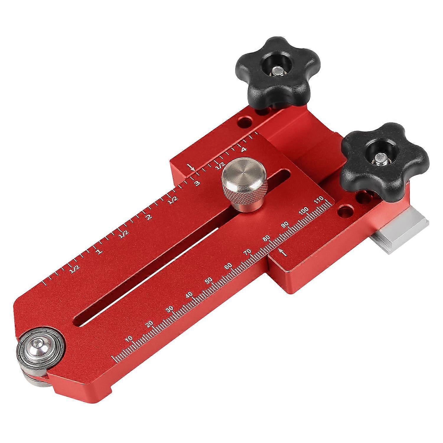 Thin Rip Guide Table Saw Jig with Extended Reach for Precision Narrow Cuts, Durable Aluminum Alloy