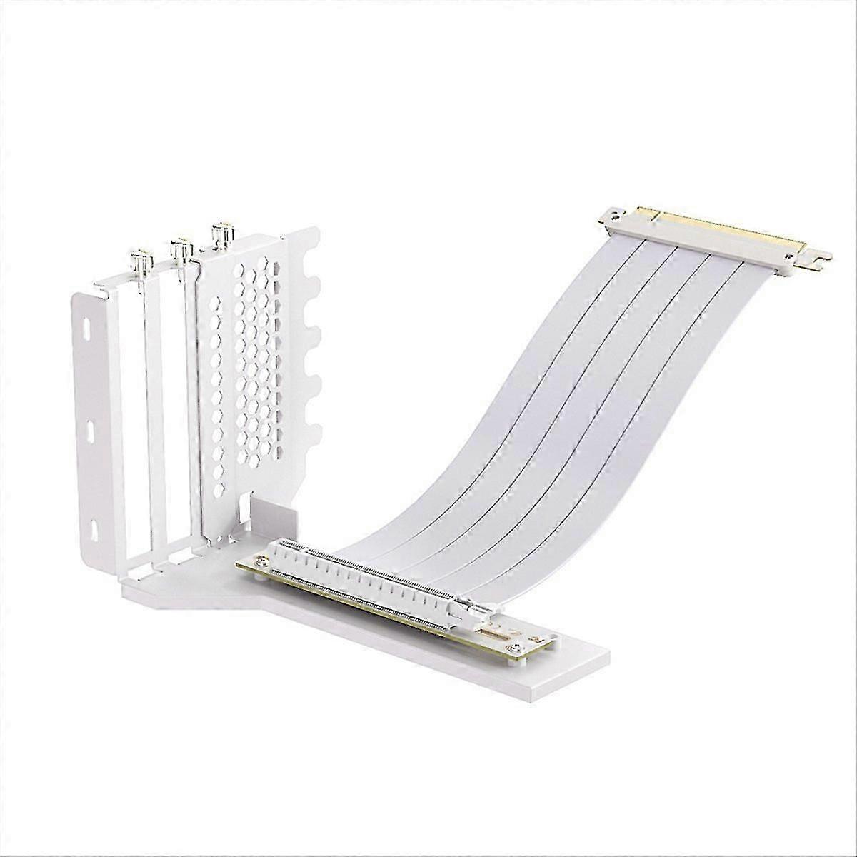 L-Z3 GPU Vertical Mounting Bracket Kit, PCIe 4.0 X16 Riser Cable 200mm, Graphics Card Steering Mount