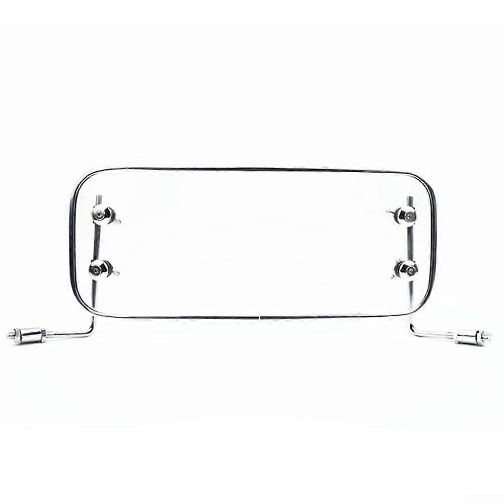 Universal ABS Motorcycle Windshield Windscreen with Effective Wind Deflection, Long Transparent Design