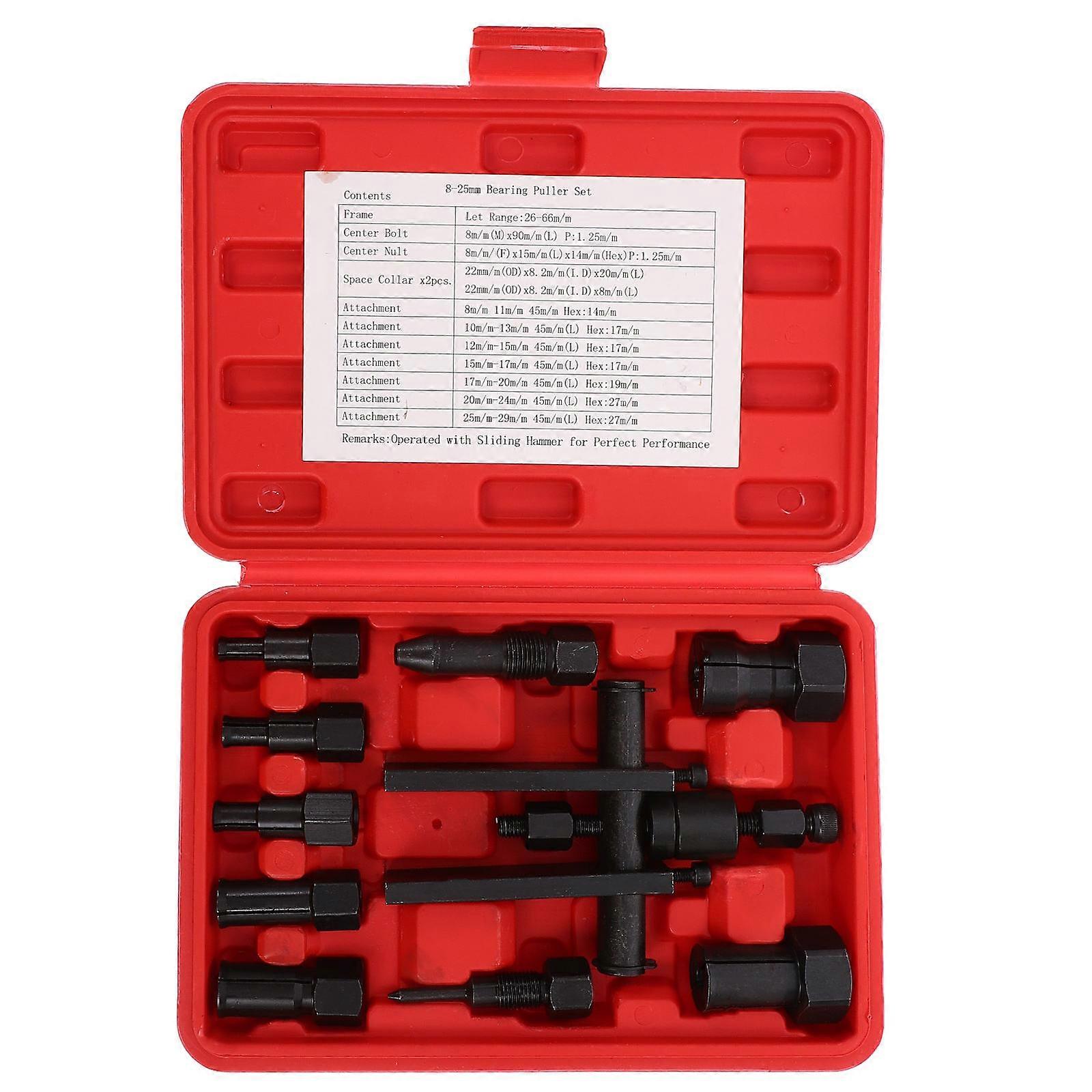 Axle Bearing Puller Two-Jaw Practical Bearing Puller Tool 10Pcs Set