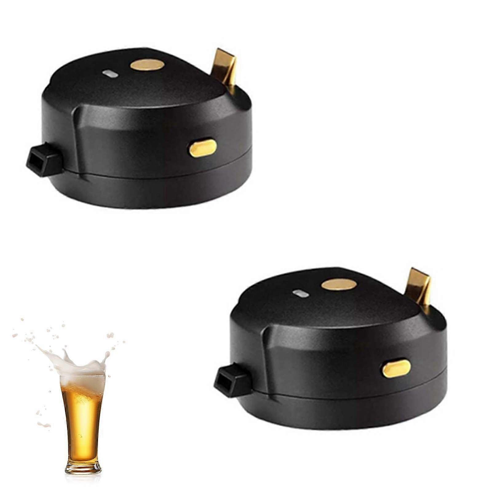 Beer Foam Maker with Indicator Light, Frequency Vibration, Easy Clean, Gift for Beer Lovers