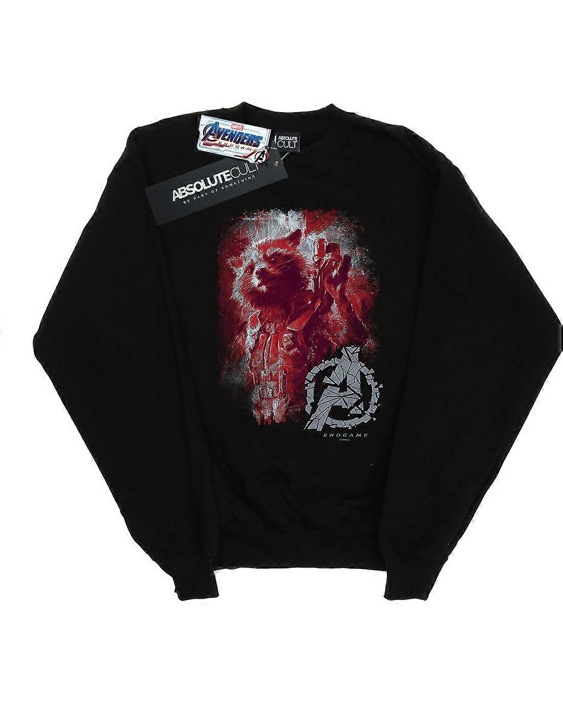 Marvel Boys Avengers Endgame Rocket Brushed Sweatshirt