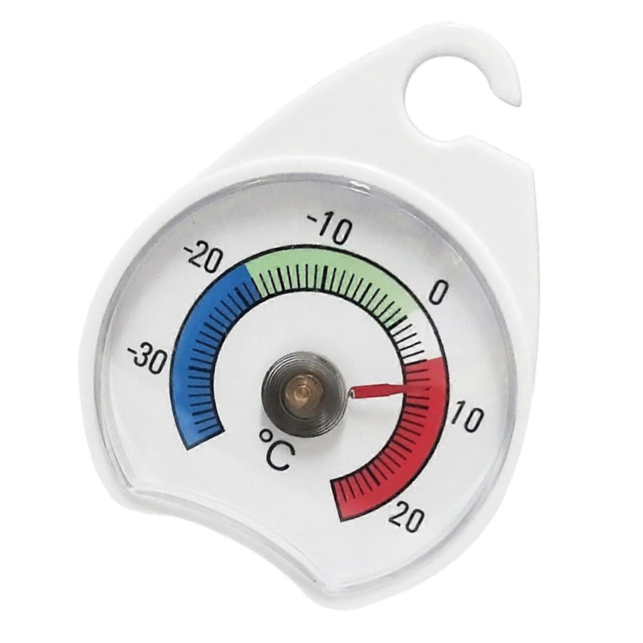 Refrigerator Thermometer with Clear Dial for Precise Indoor Outdoor Fridge Freezer Temperature
