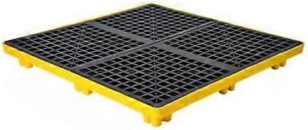 Chemical Spill Containment Tray with Waterproof Spill Protection, Stackable Industrial Storage Use
