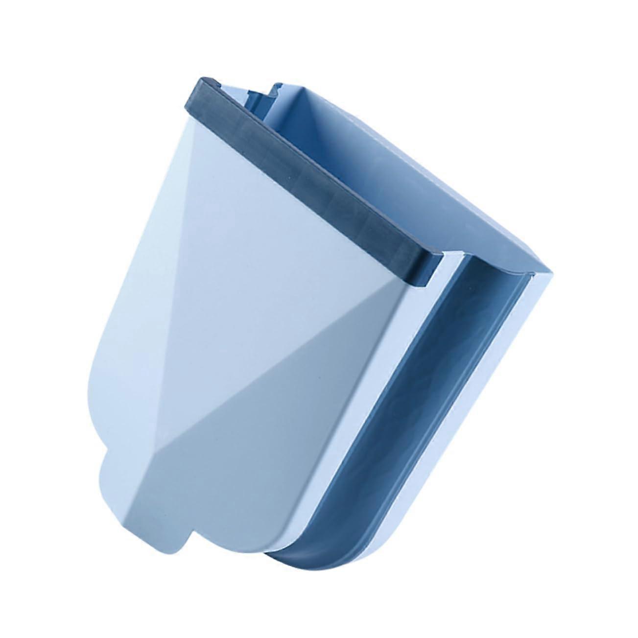 Wall Mounted Foldable Kitchen Trash Bin, Space Saving Garbage Holder for Bathroom and Home