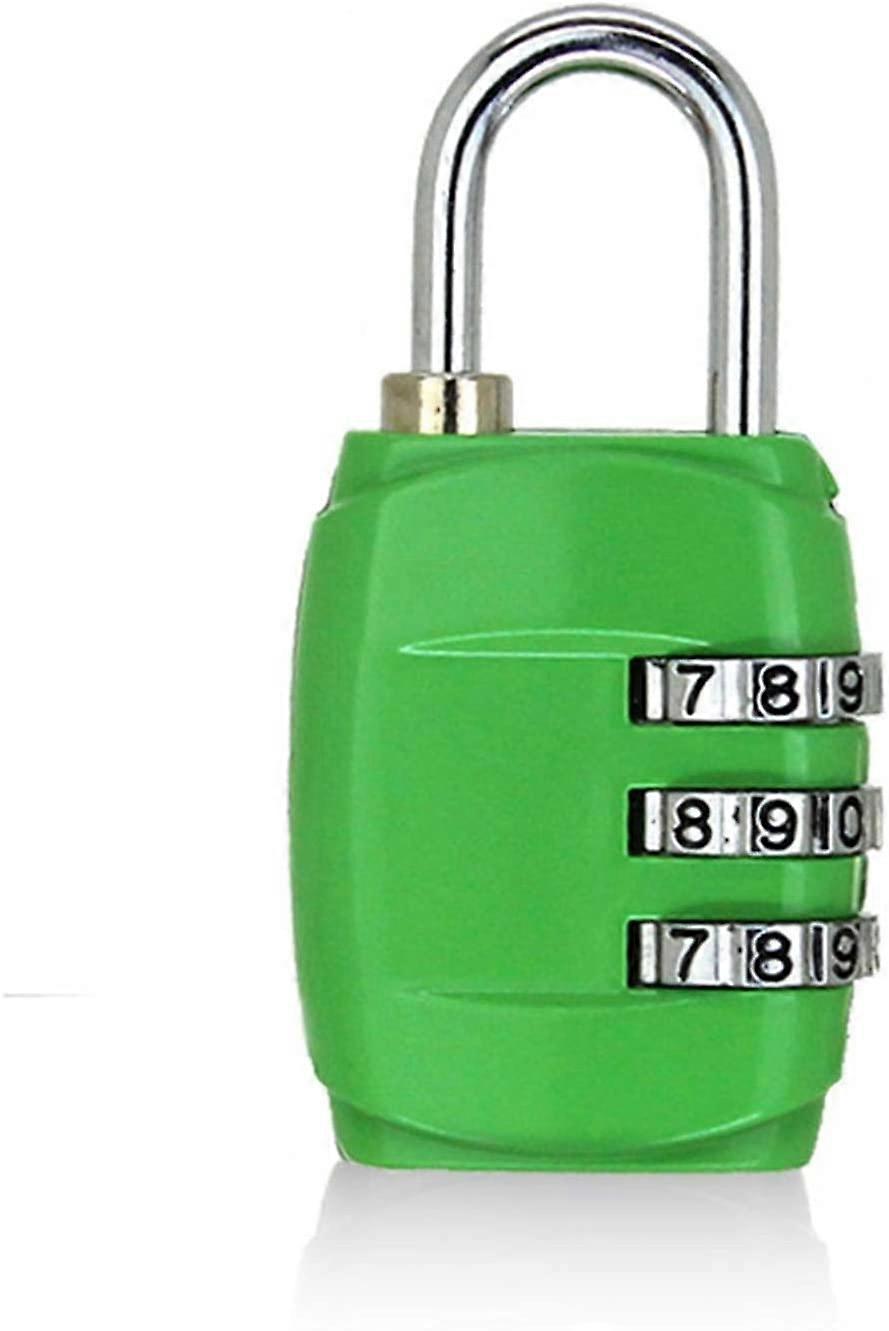 Combination Padlock with  3Digit Code for Gym or School Locker, HeavyDuty Zinc Alloy, Pink