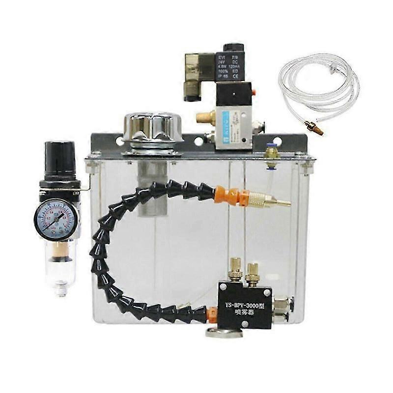 Oil mist sprayer coolant pump for machine lubrication