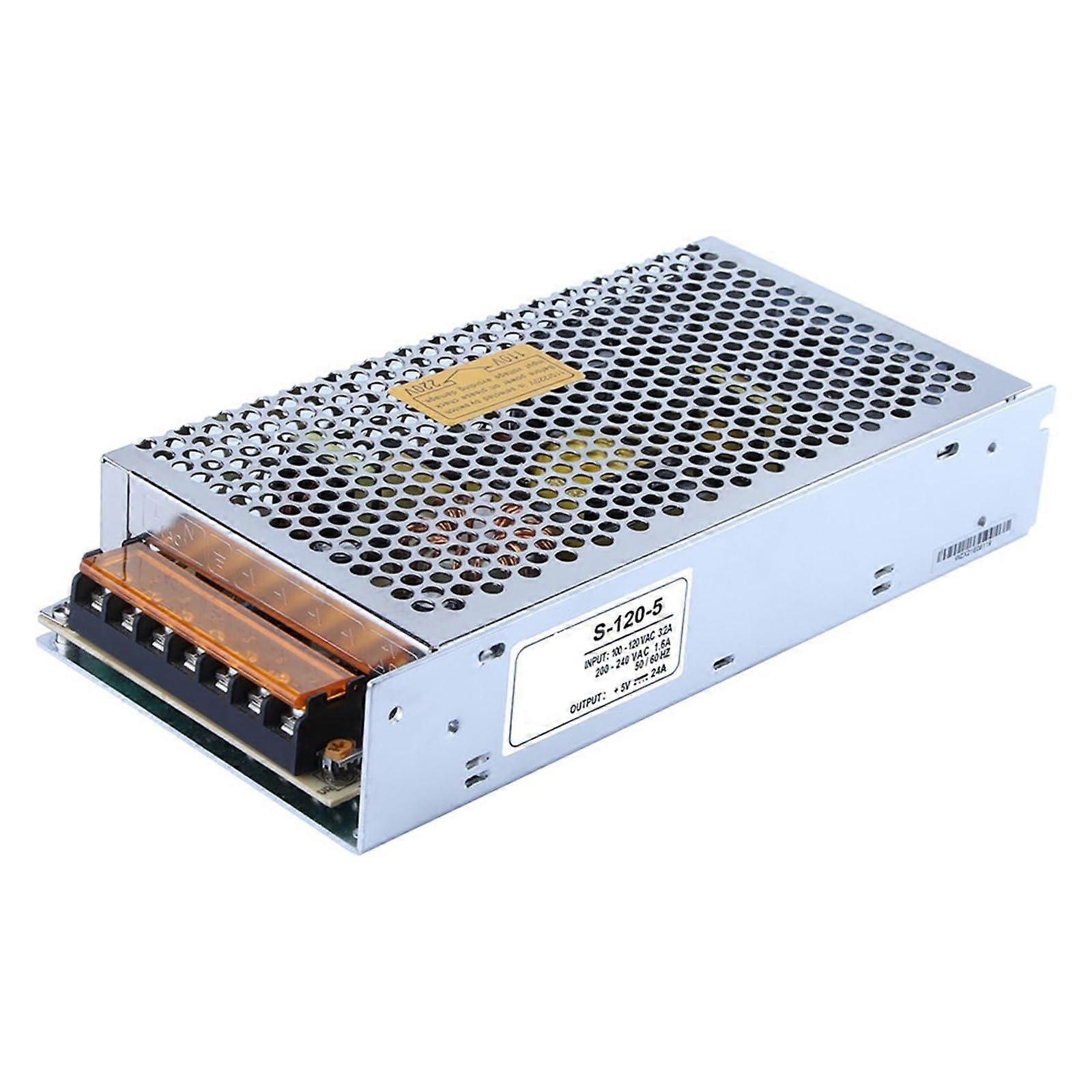 S1205 120W 5V 24A Switching Power Supply with  Current Output for Electronics