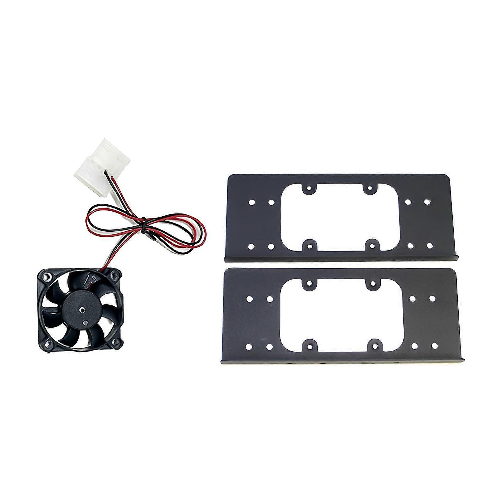 Metal PC Case Fan Bracket with Hard Drive Mount for Enhanced Airflow and SpaceSaving Installation