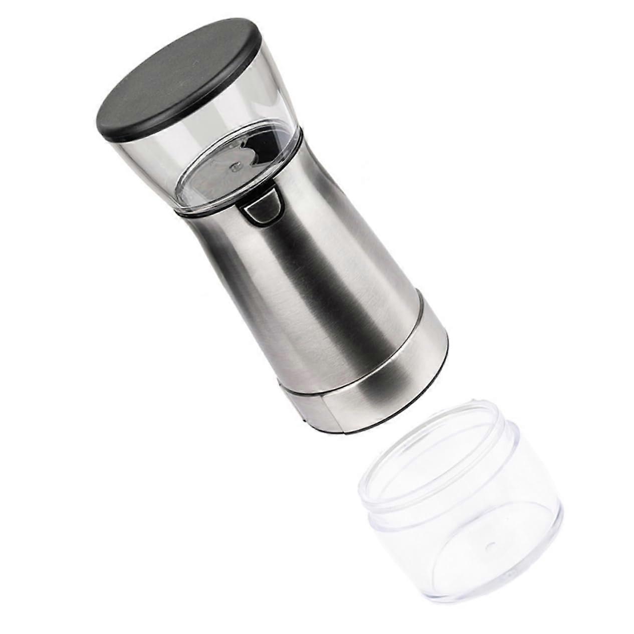 Electric Coffee Grinder USB Rechargeable Stainless Steel Adjustable Grind Size Compact Design