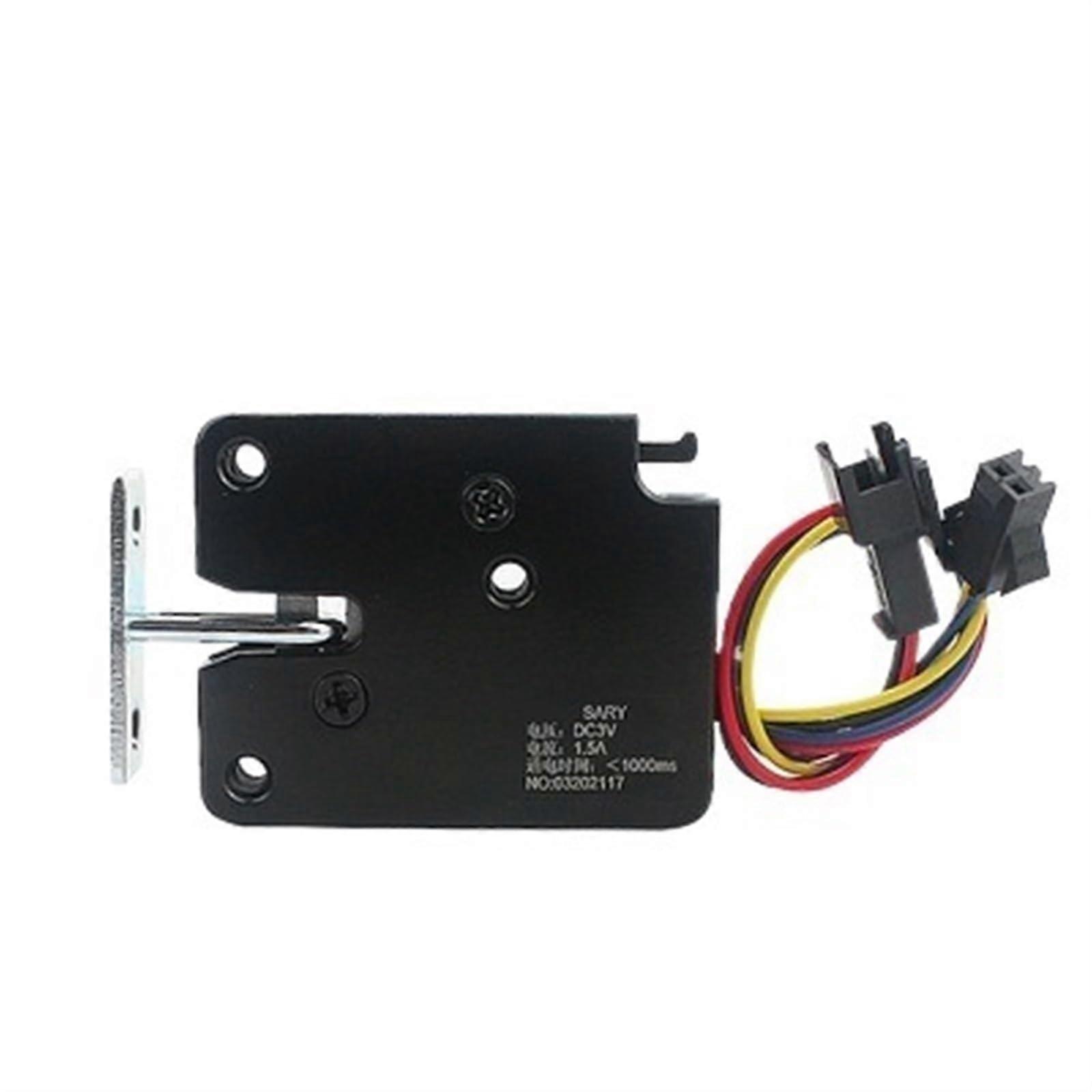 12V Electronic Cabinet Lock with Automatic Locking System, Easy FourWire Titanium Wire Model