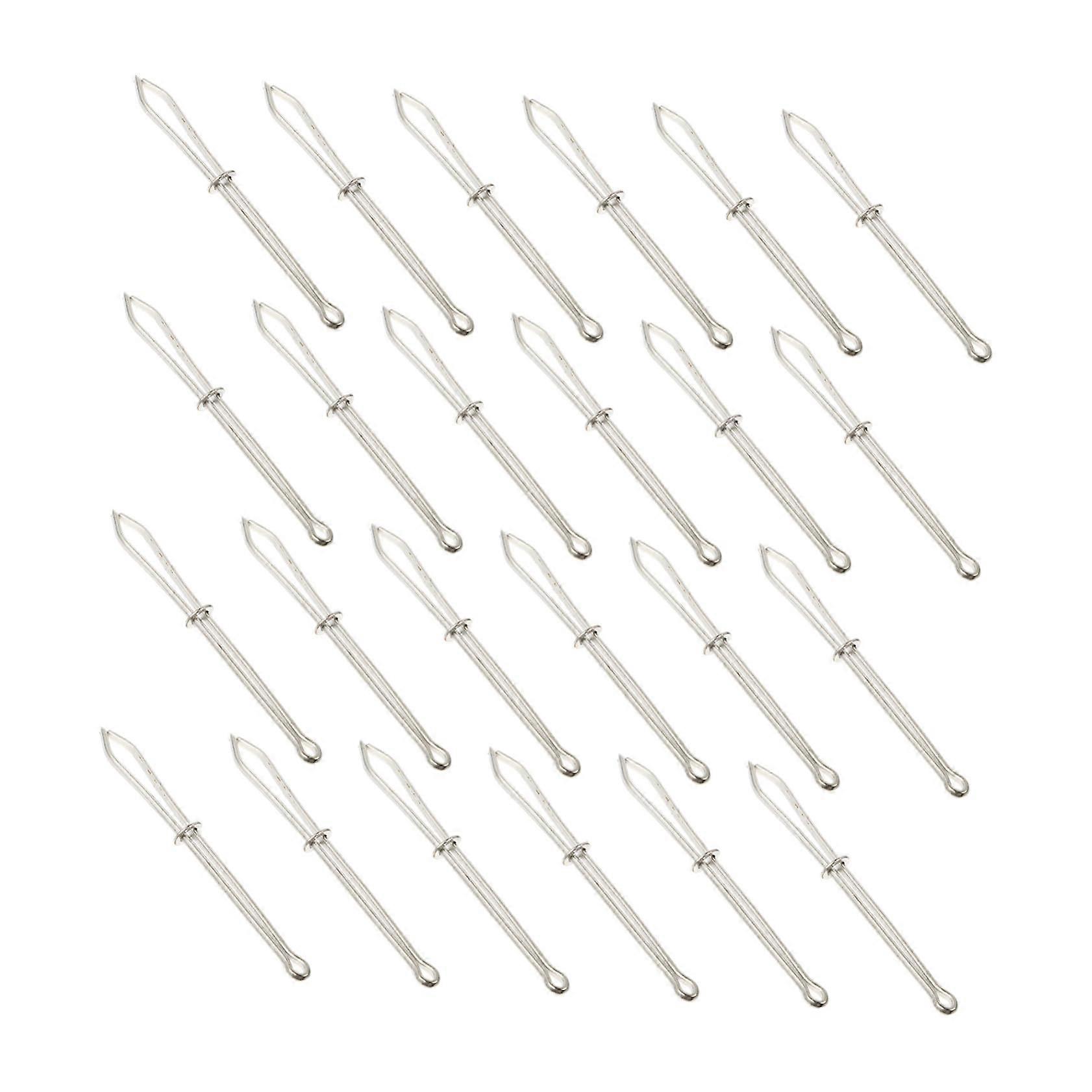 150pcs Stainless Steel Drawstring Threader Tool with Rounded Corners for Easy Elastic Band Threading