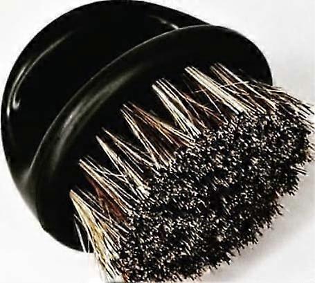 Barber Brush with Finger Loop Grip for Quick Hair Removal, Compact Clipper Cleaning Tool