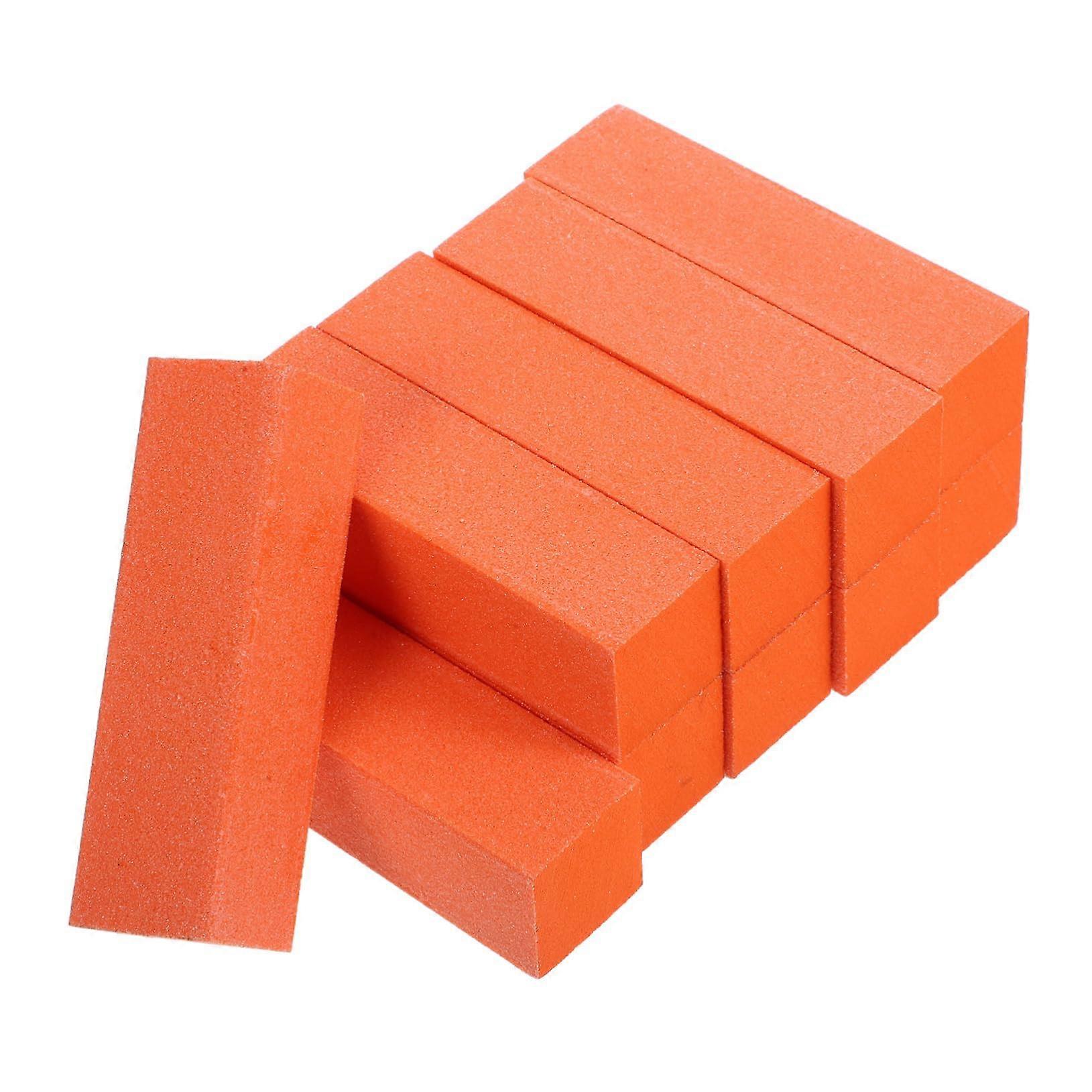 10pcs Dual Sided Nail Buffer Block Set Soft Sponge Nail Files for Manicure and Pedicure Use