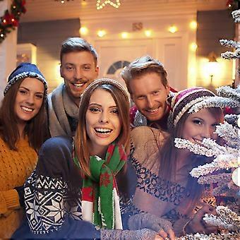 Green Winter Warm Scarf for Wearing 1Pcs Knitted Christmas Couples Scarf