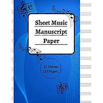 Muziek Manuscript Papier