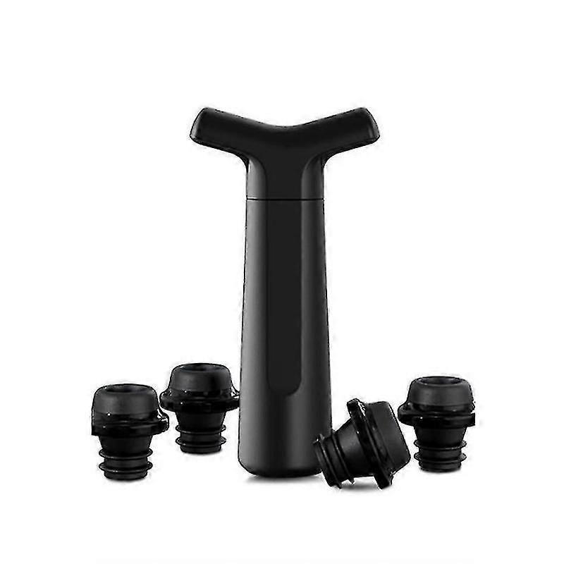 wine pourer with stopper and pump