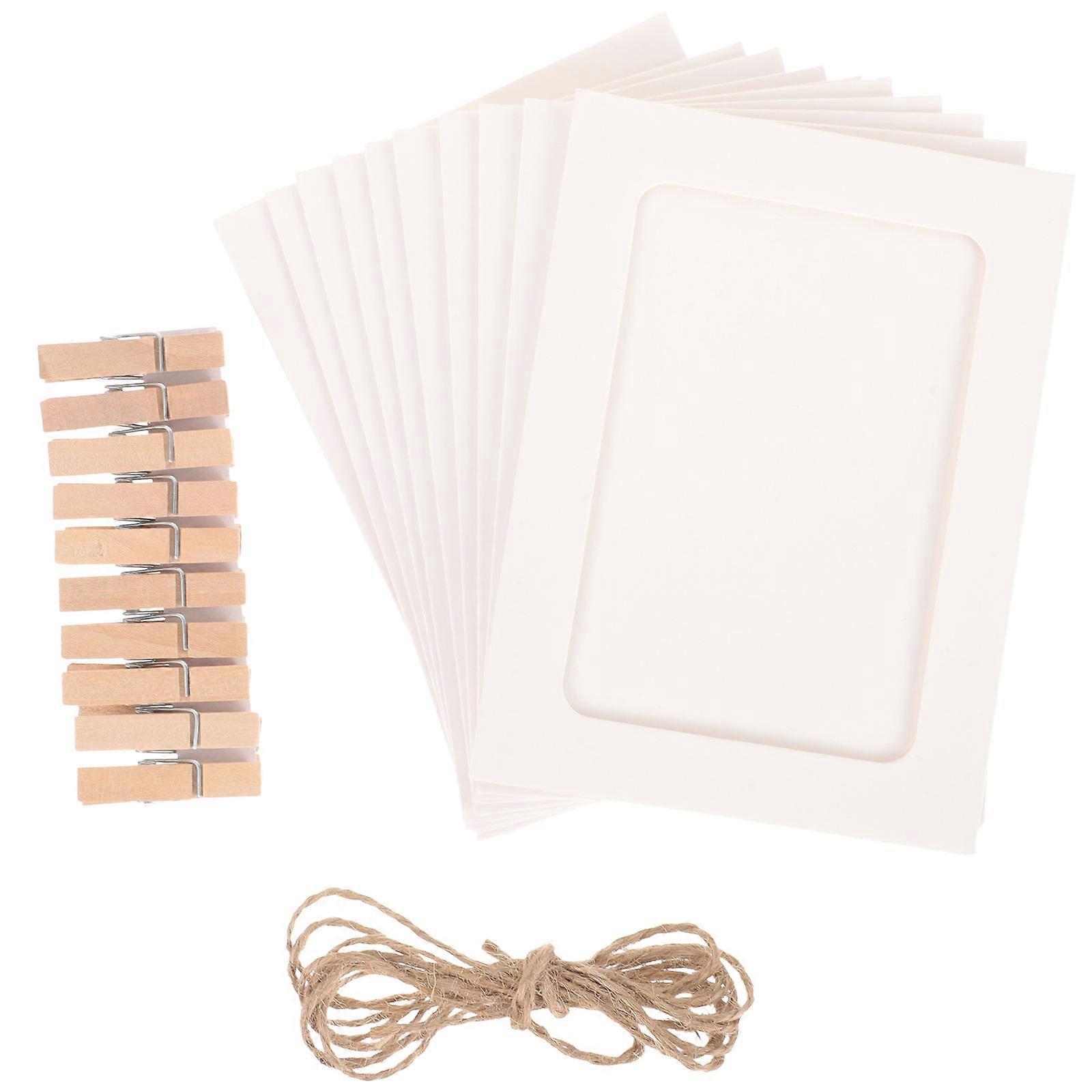 20pcs Paper Picture Frames Wall Collage Photo Frames Picture Display Frames