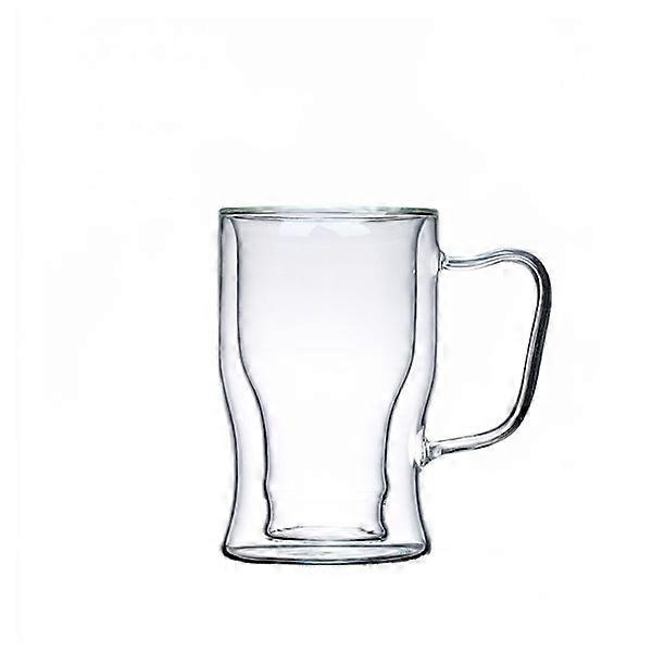 Doppelwandiges Bierglas Transparent Creative Weinglasbecher