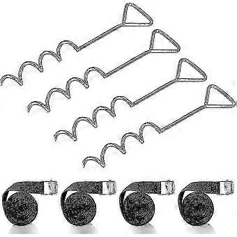 Heavy Duty Trampoline Anchor Kit With 4 Hooks And Straps- ACGIV
