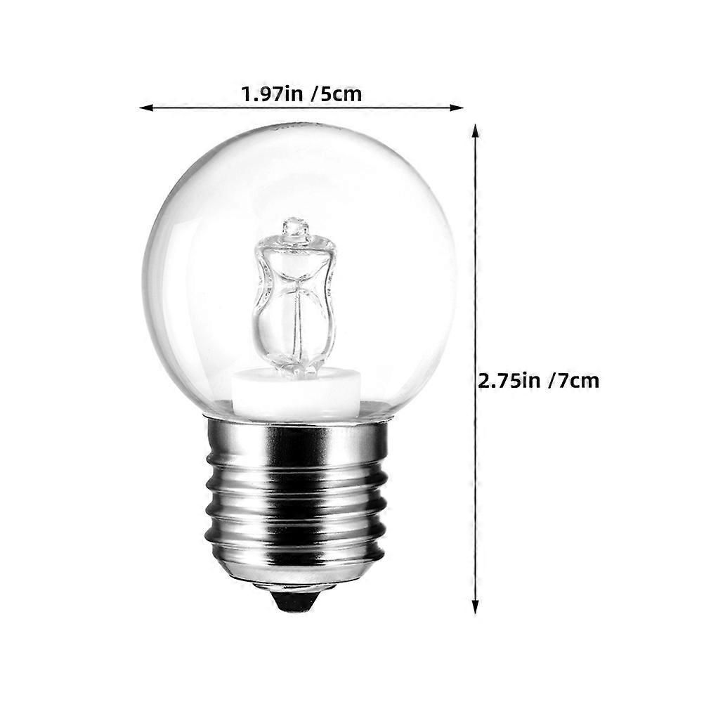 Microwave Oven E27 Replacement Bulbs for Bright Illumination 2Pcs