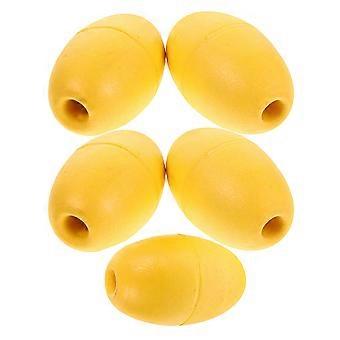Yellow PVC Water Float for Kayak Accessories 25Pcs Oval Buoy Set