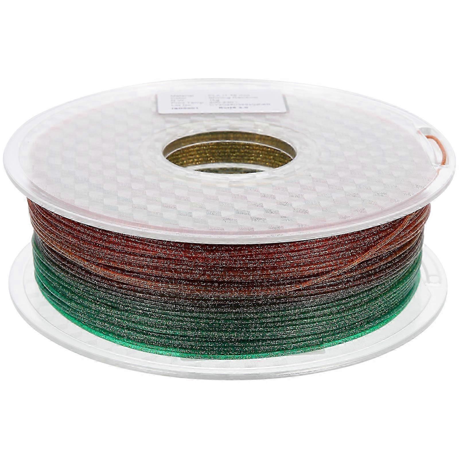 Multicolor Filament 1.75mm For 3D Printer 3D Printing Projects Environmentally Friendly Precise Control 1Pcs