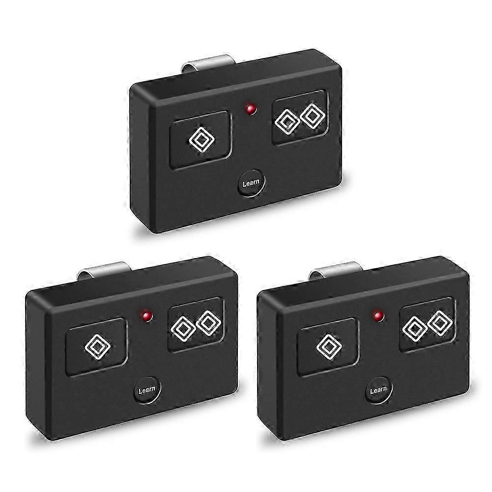 3pc Upgrade AXS1 Remote Transmitter Replacement compatible with Ghost Controls 3-Button Remote Transmitter compatible with Automatic Gate Opener
