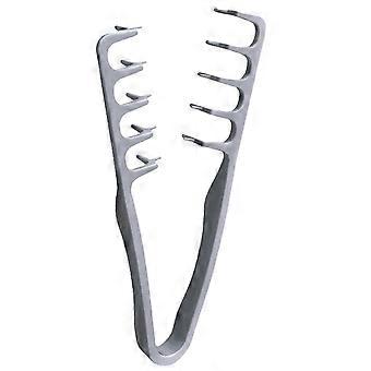 Pente de dentes largos para dar volume aos cabelos masculinos, ferramenta para texturizar cabelos cacheados e volumizados, ideal para uso em casa ou no salão.