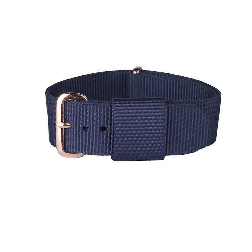 Creative Watchstrap Nylon Braided Strap for Smartwatch Use 2Pcs Dark Blue
