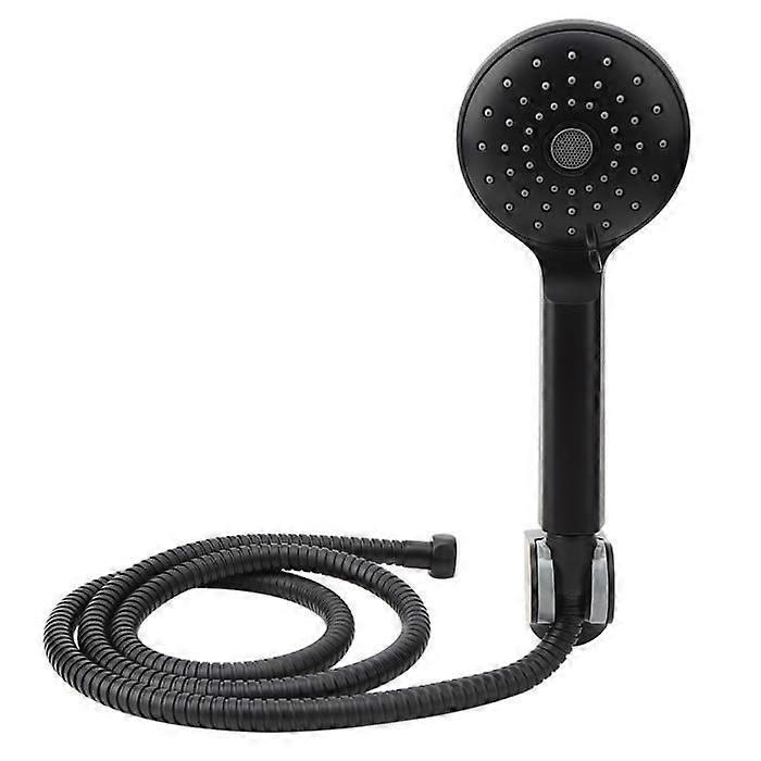 Shower Head - High Pressure - Matte Black - 48 Outlets - Pressurization Technology - ABS