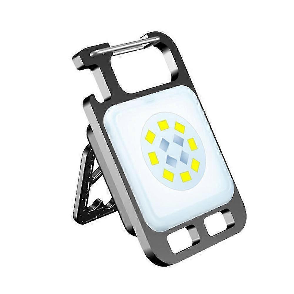 White Rows Keychain Light, Cob Keychain Work Light