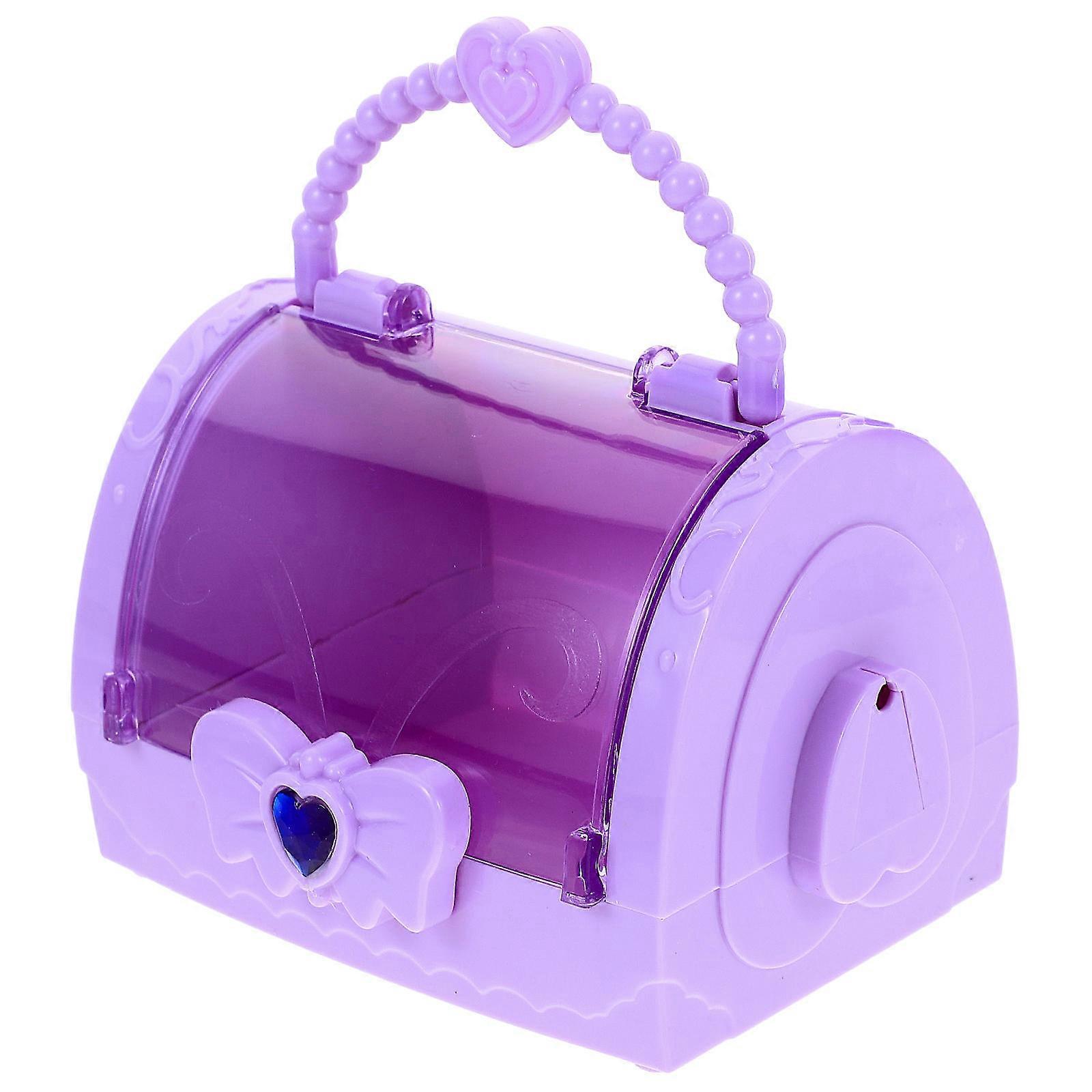 Cute Pirate Keepsake Box Violet Plastic for Organizing Toys 3Pcs