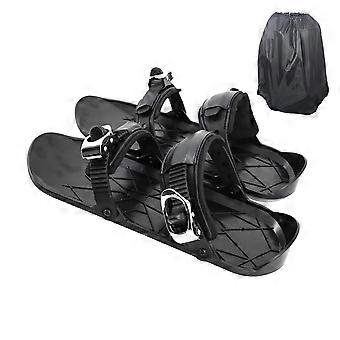 Short Skis Snowskates Compact Skiing Accessory Multifunctional Adjustable Tools Lightweight Non-Slip Snow Feet