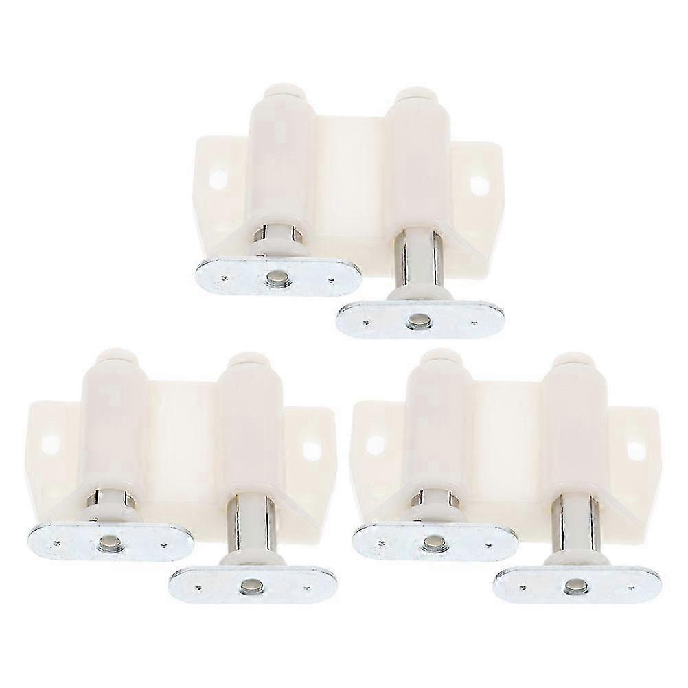 Automatic Rebounding Cabinet Lock Push to Open Touch Latch 3Pcs for Kitchen