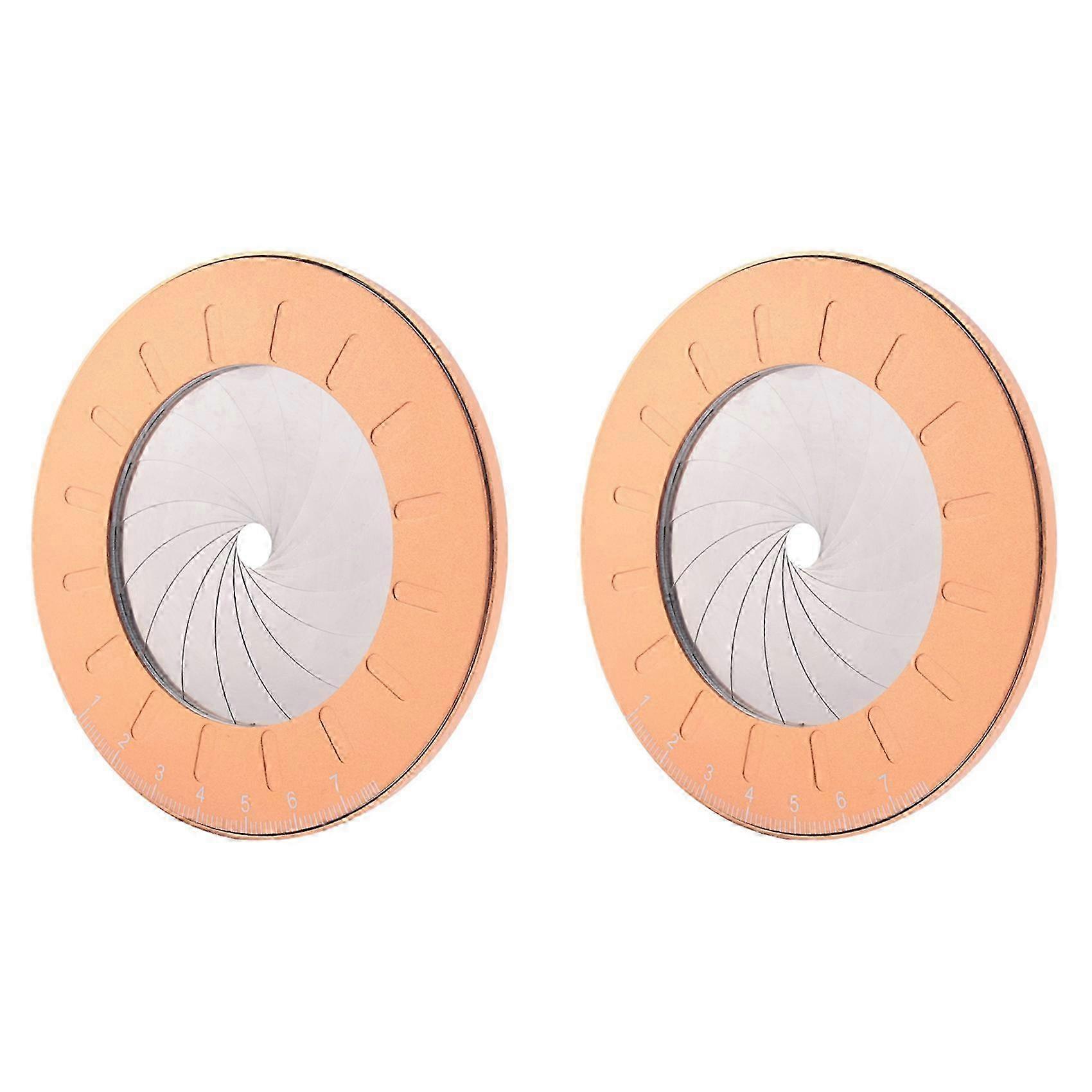 Adjustable Circle Drawing Ruler Tool, Professional Round Circle Drawing Tool, Measuring Ruler (2Pcs)