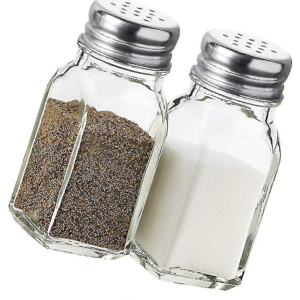 salt og pepper shakers glass sett