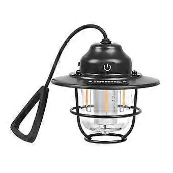LED Camping Laterne Wiederaufladbare ultrahelle Campingleuchte Wasserdichte dimmbare hängende elektrische Retro-Lampe