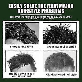 OUHOE Men's Hair Cream Anti-frizzy Hair Care Styling Gel Natural Volumizing Styling Cream-9367955856221