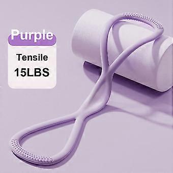 Figure 8 Resistance Bands with Non-Slip Handles, Silicone Pull Rope for Shoulder, Back & Arm Workout, Home Gym Yoga Pilates Toning and Posture