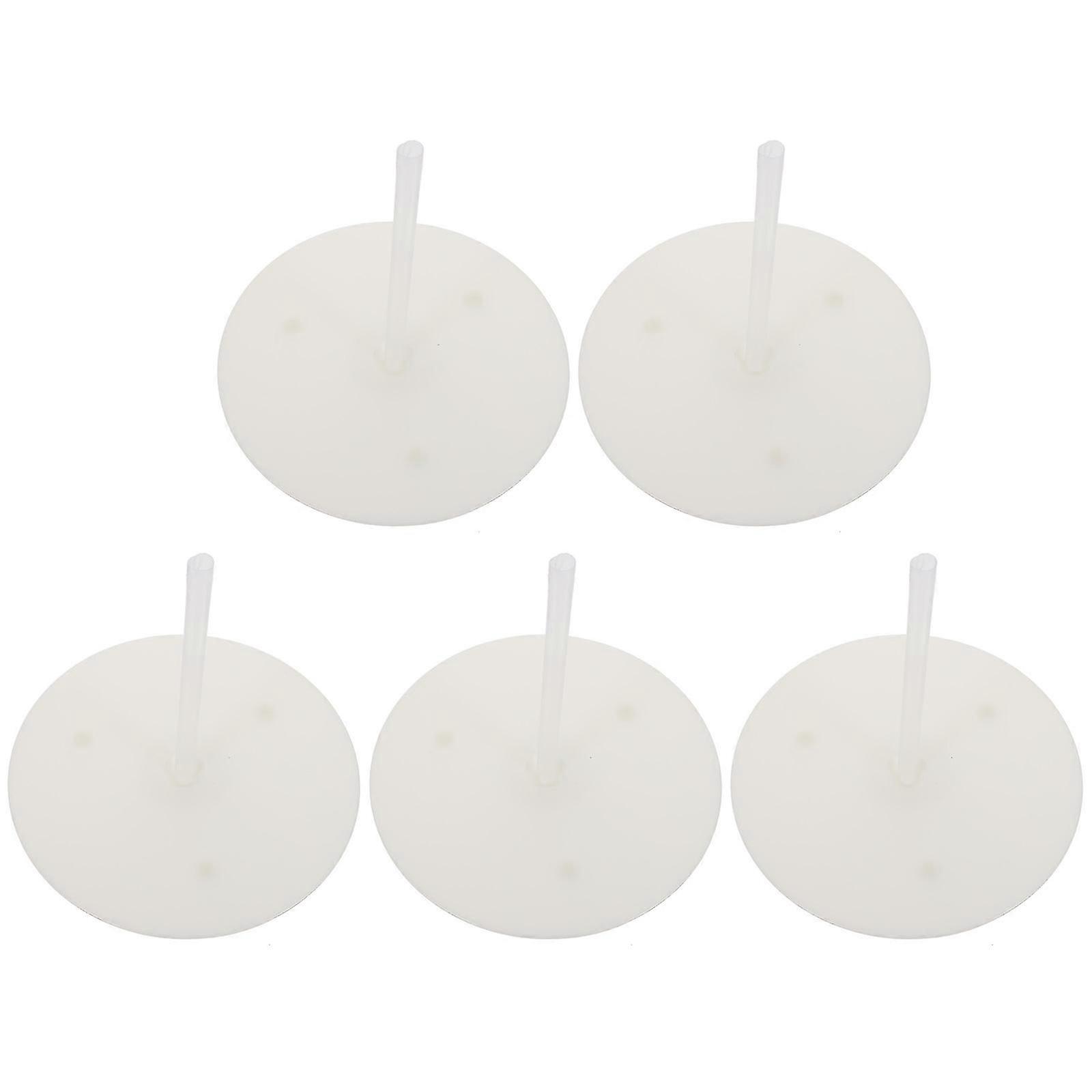 Cake Piling Bracket PP Material for Cake Support 5Sets White Color