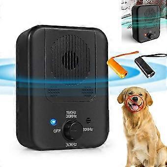 Dispositivo ultrassônico antilatido, ferramenta ajustável para treinamento de cães, repelente seguro para animais de estimação.