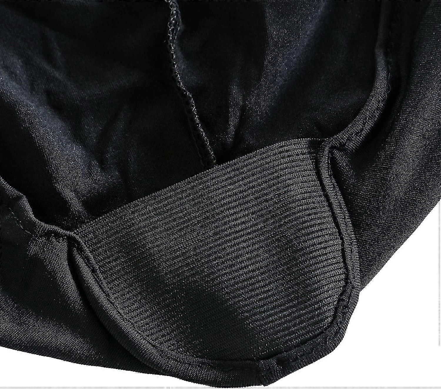 6ft Black Spandex Table Cloth - 2 Pack Universal Rectangular Tablecloth for