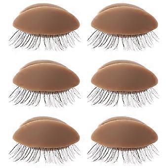 Eyelash Replacement Eyelids Makeup Practice Kit for Training 3Pairs