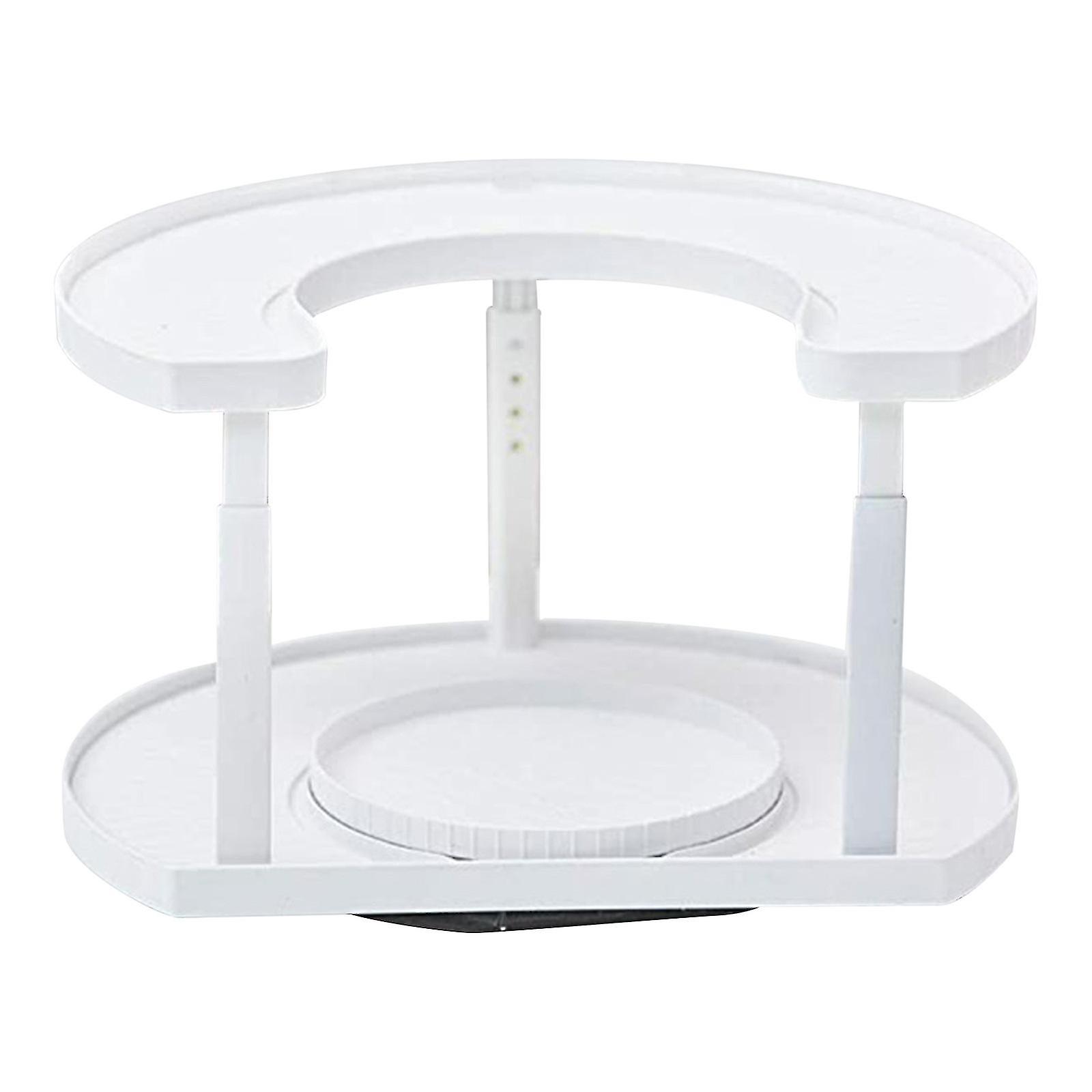 The New U-shaped Double-layer Rotating Rack Free Perforation Storage Rack