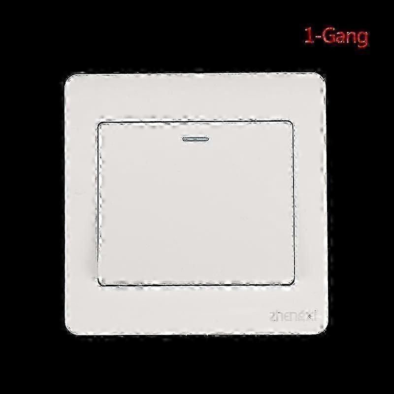 Wall Switch 1/2/3/4 Gang 1way Button Wall Light Switch On/off Button